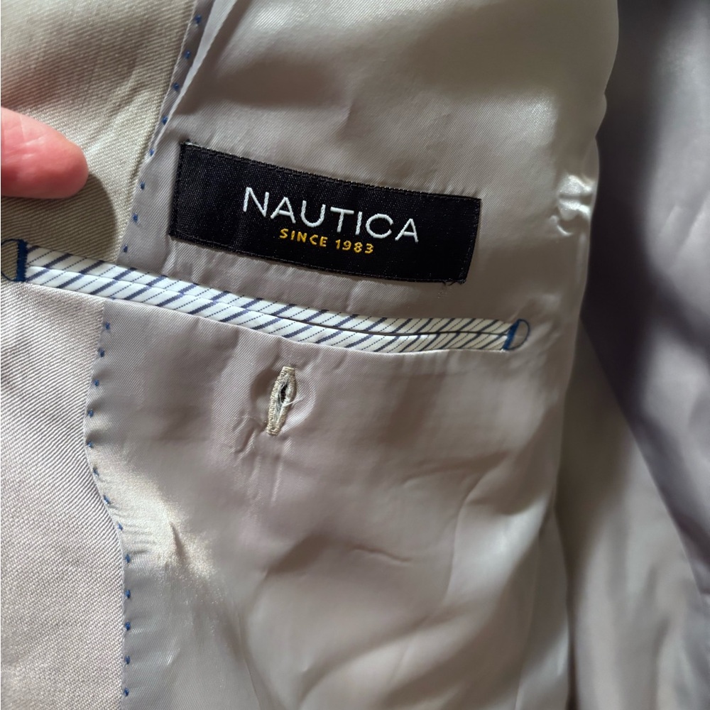 Nautica Men's Light Gray Sport Coat - Picture 4 of 5